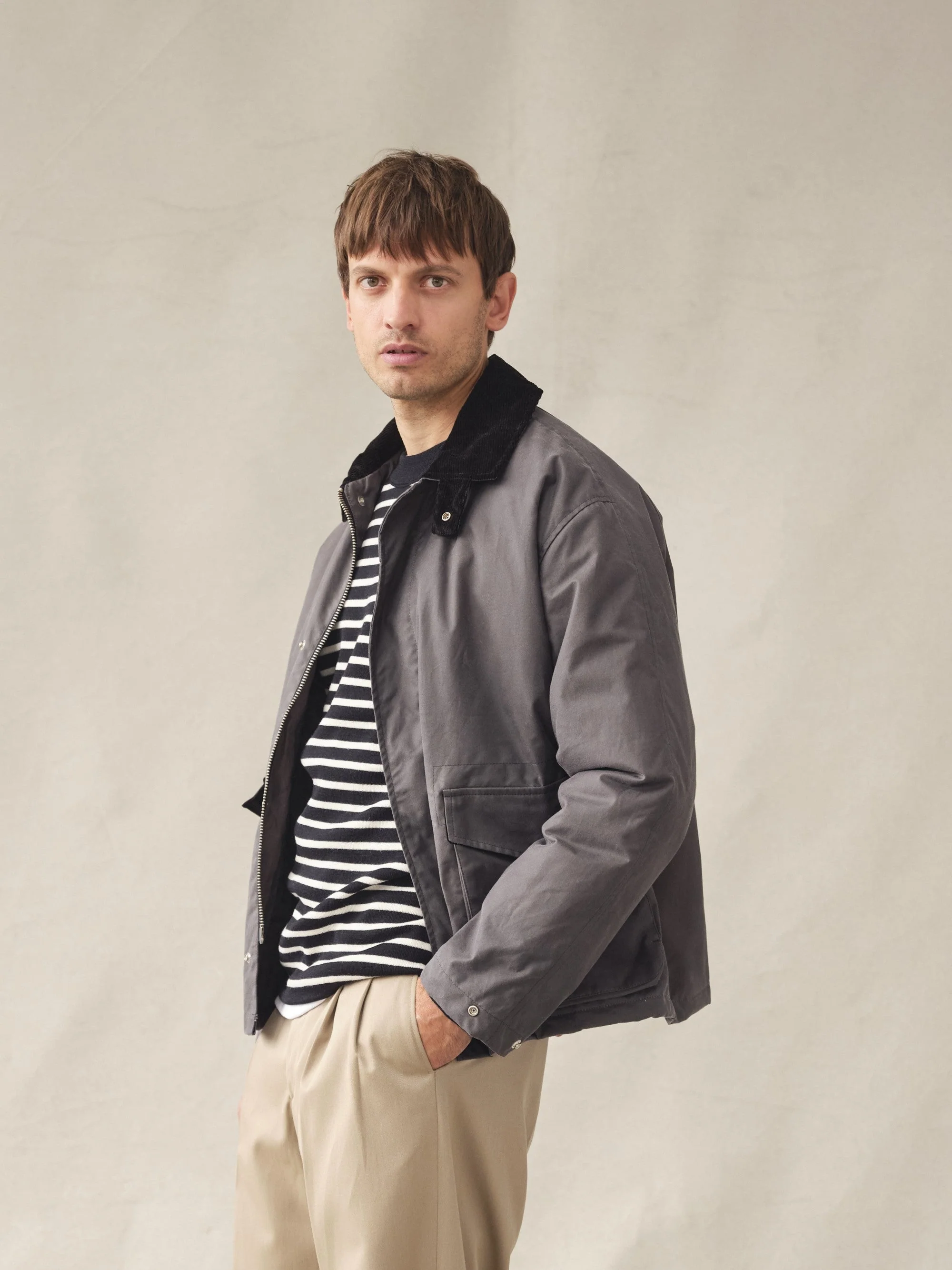 NAVAL crew neck | rund hals, navy blue / natural white - Image 4