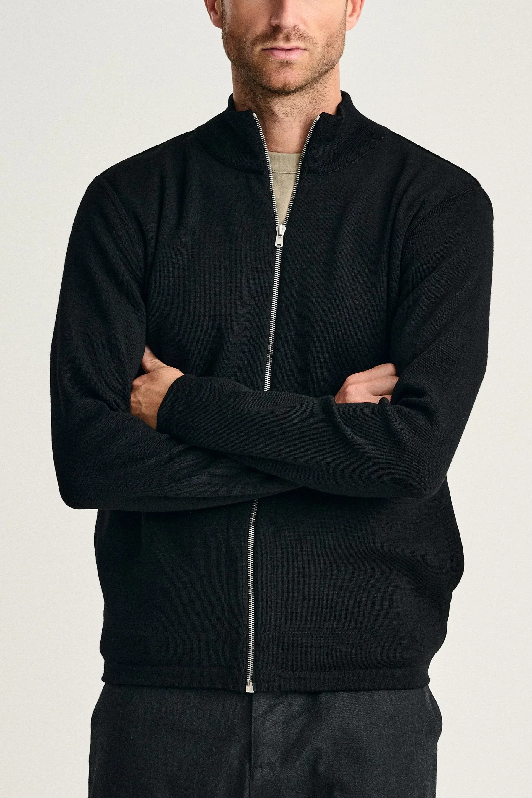 NAVAL full zip | lang lynlås, black void (f) - Image 5