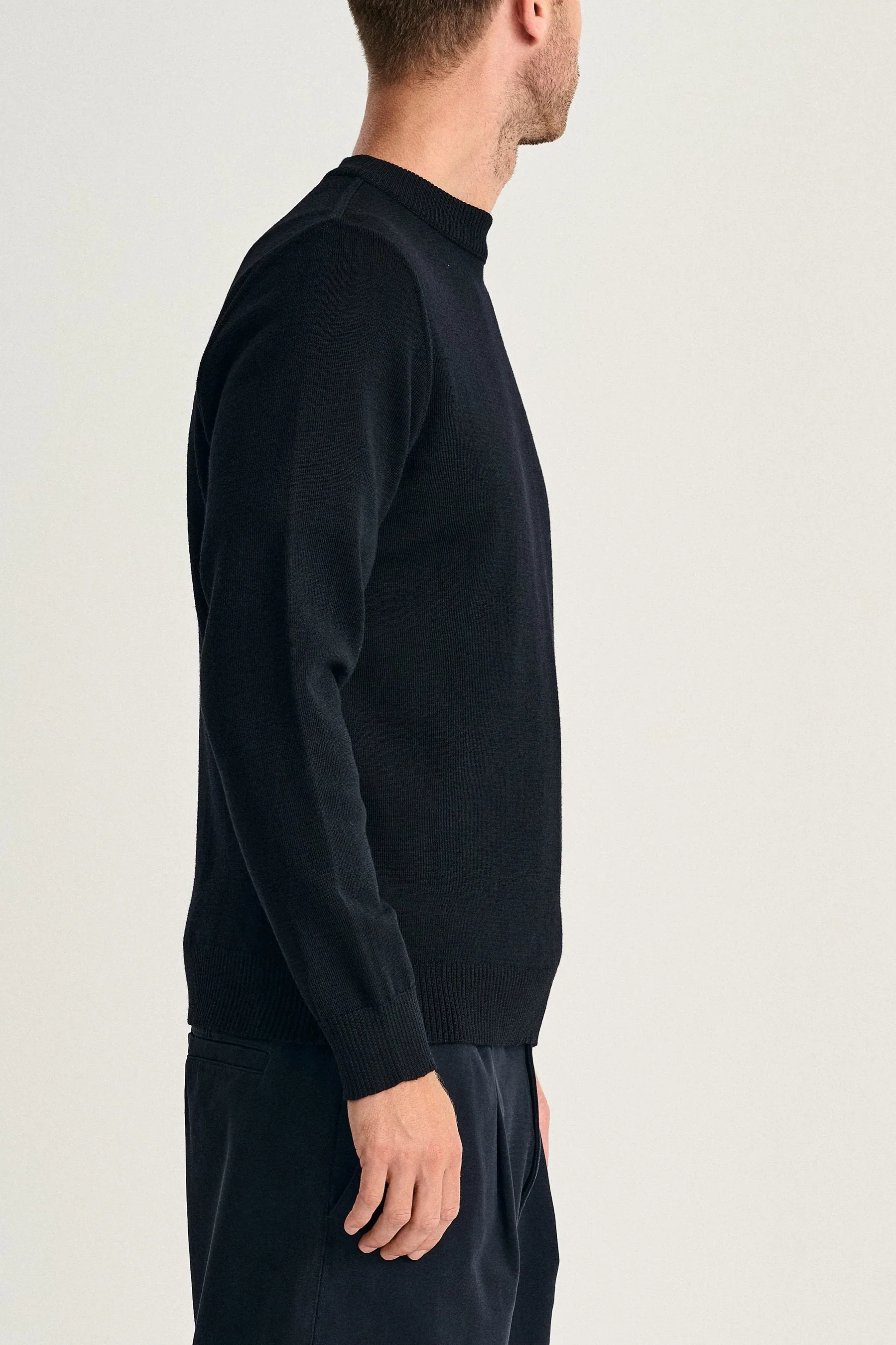MARINE-III crew neck | rund hals, navy blue - Image 5