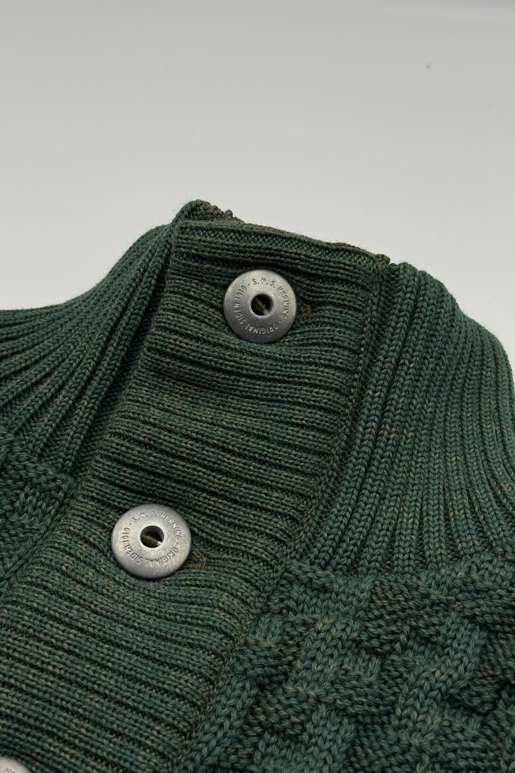 STARK cardigan, natural machine green - Image 3