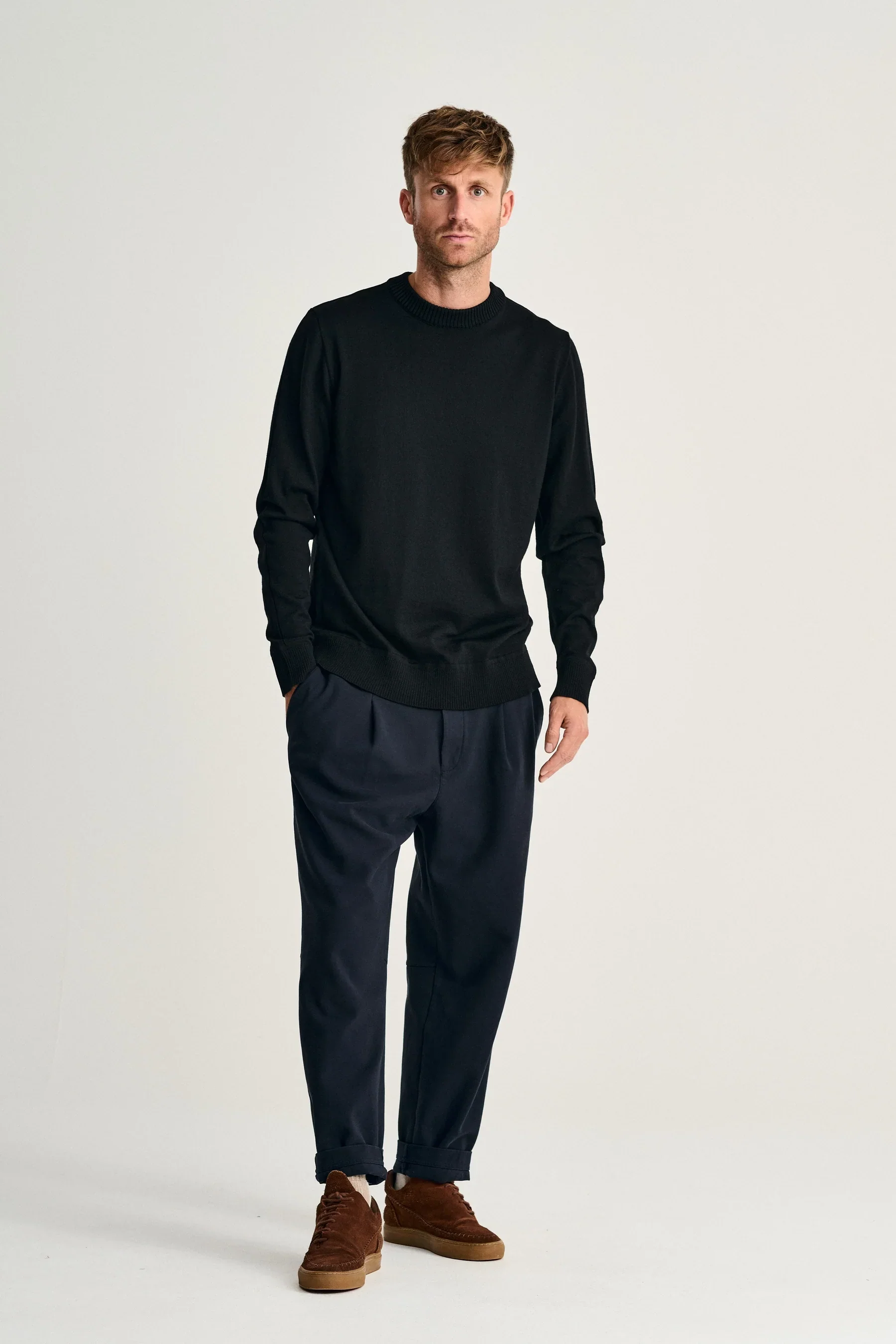 SOLO crew neck | rund hals, navy blue (f) - Image 6