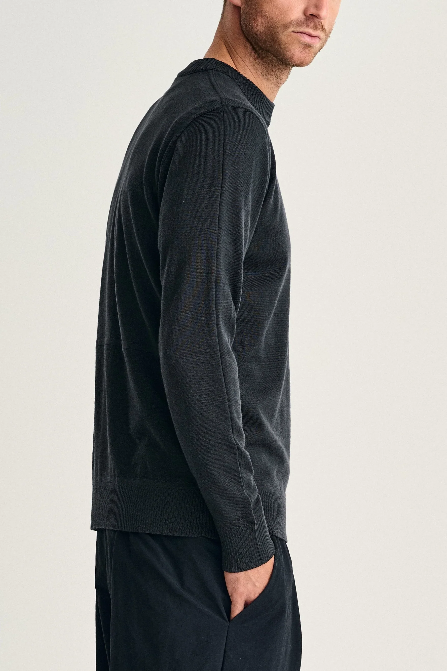 SOLO crew neck | rund hals, molten grey (f) - Image 4