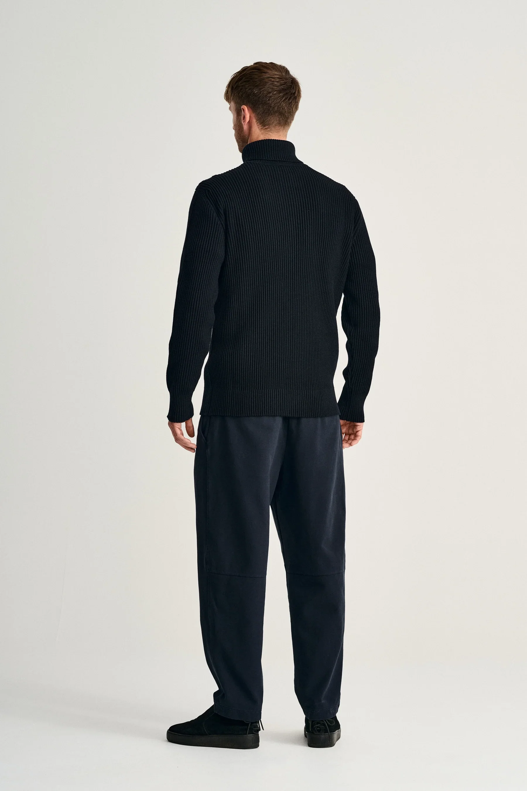 FENDER sweater | høj hals, navy blue (f) - Image 5