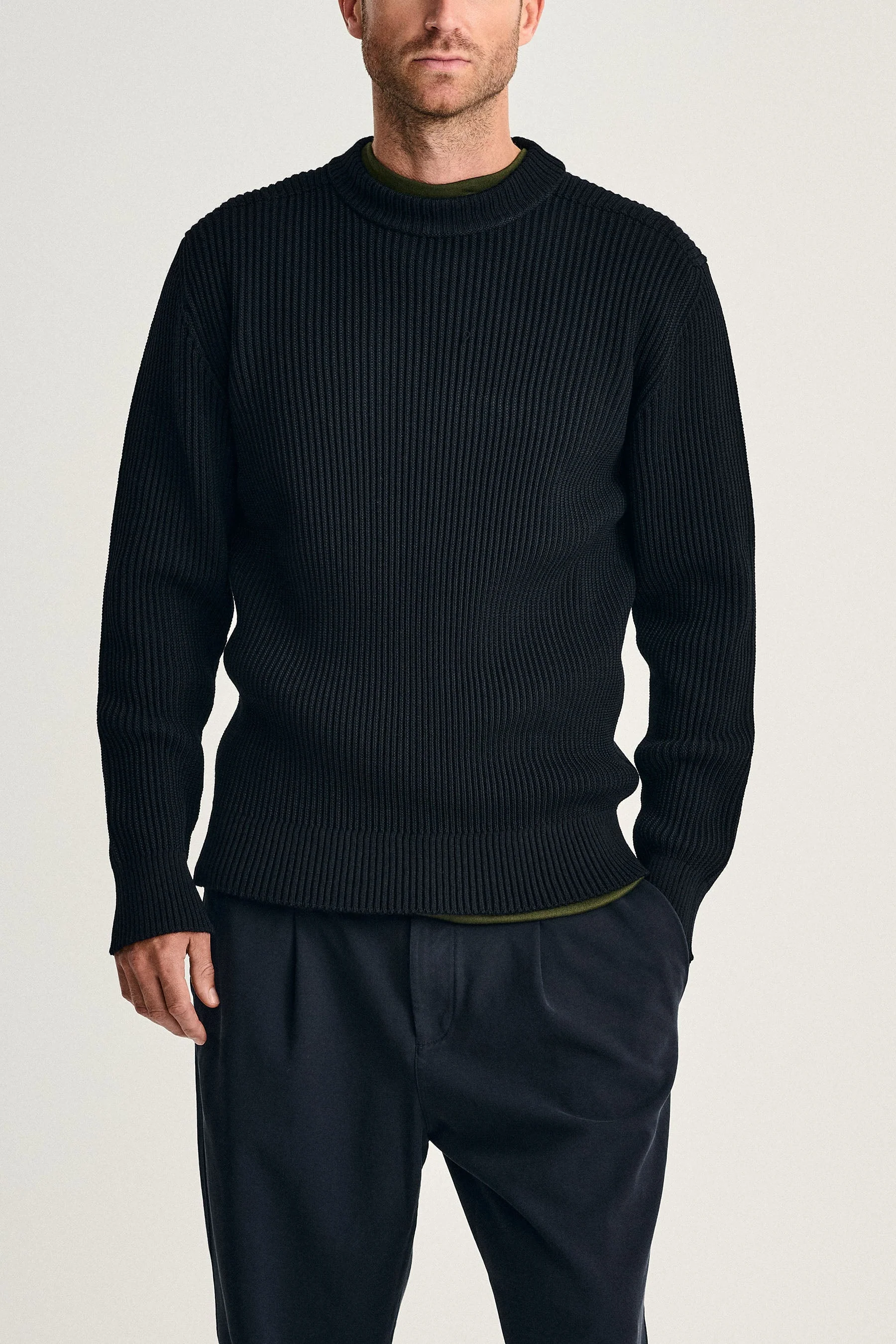 FENDER crew neck | rund hals, navy blue (f) - Image 3
