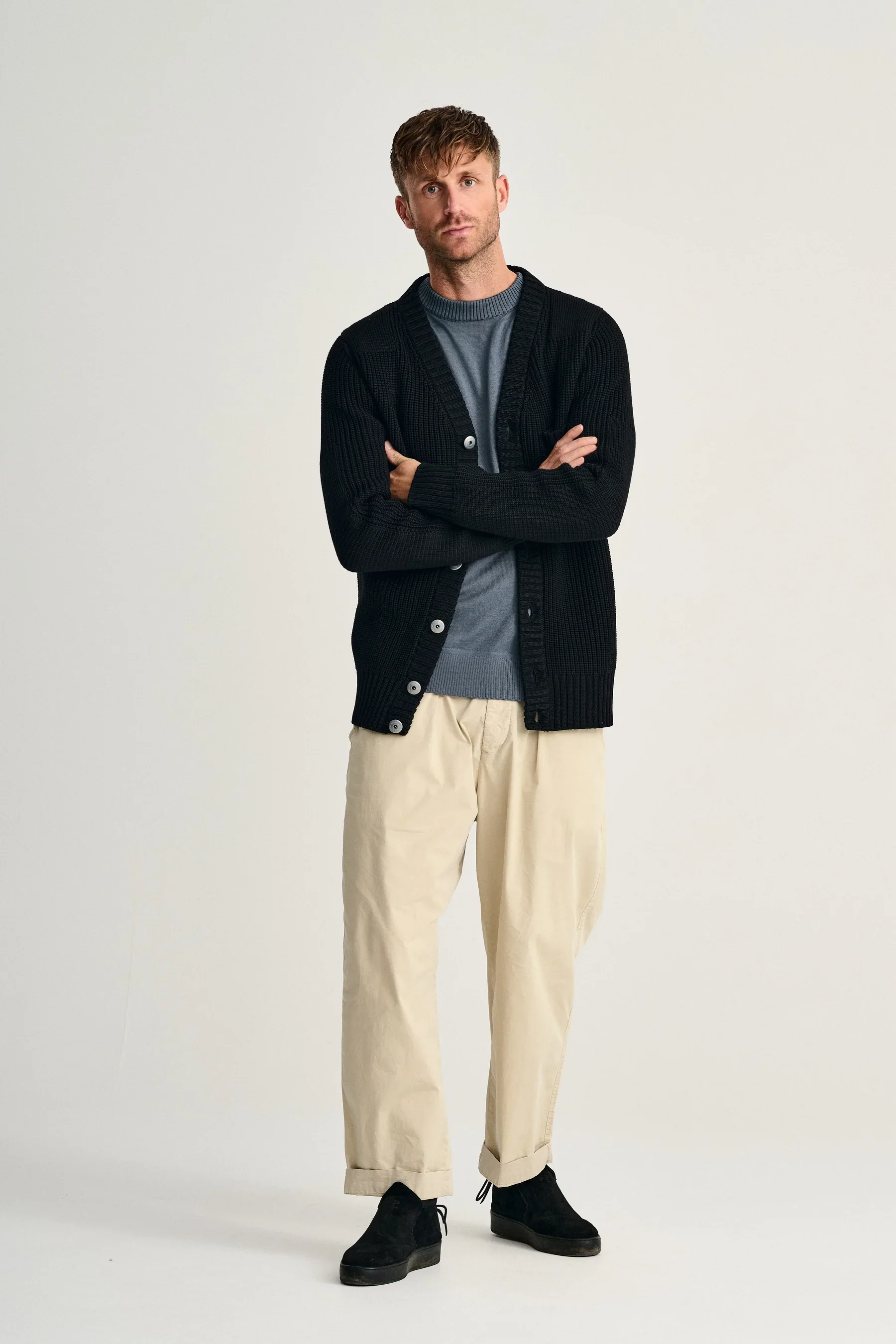 ROBUST cardigan, black void (f) - Image 3