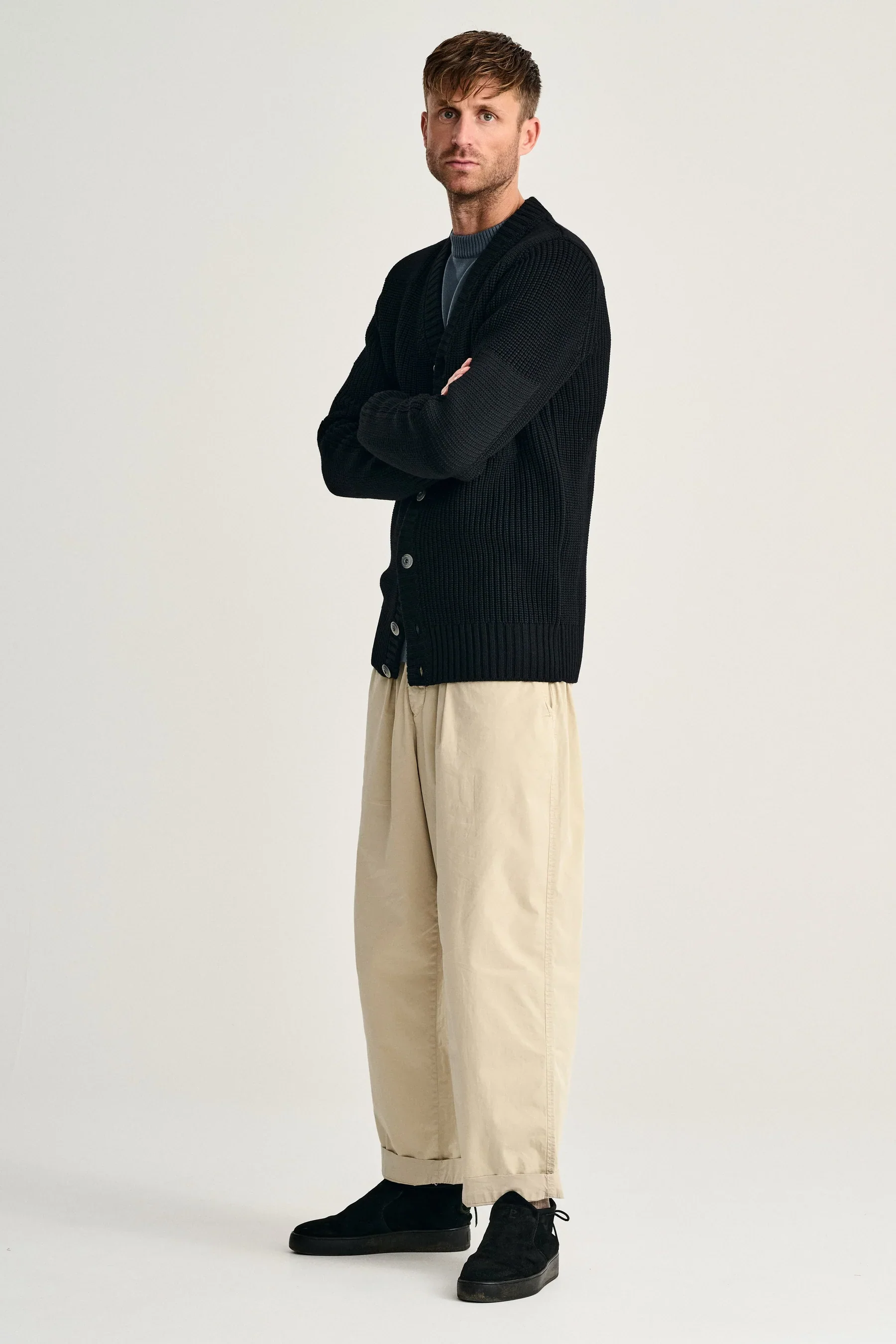 ROBUST cardigan, black void (f) - Image 5